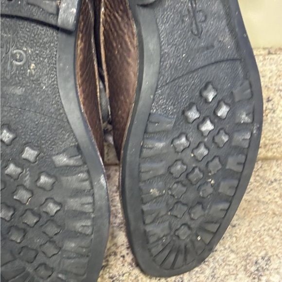 Cole Haan Distressed Brown Leather Derbys - Picture 8 of 9